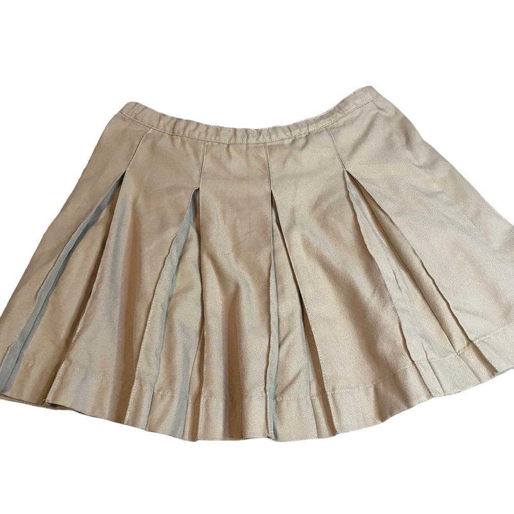 Lands’ End Girls School Uniform Box Pleat Skirt Size 16 - Picture 2 of 11